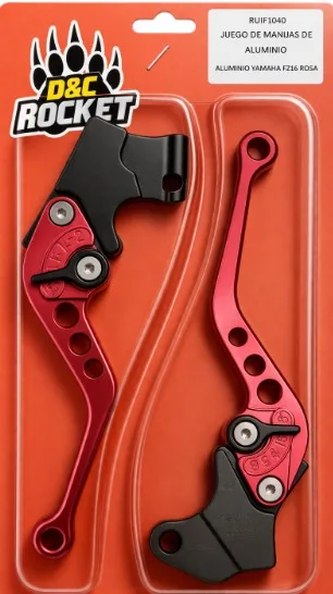 MANIJAS DE ALUMINIO PARA YAMAHA FZ16 ROJO