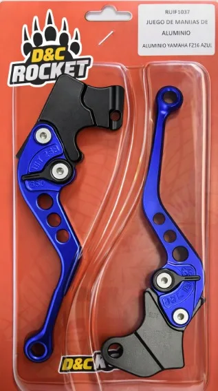 MANIJAS DE ALUMINIO PARA YAMAHA FZ16 AZUL