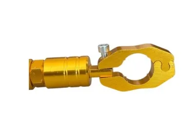 SOPORTE DE ALUMINIO DE MANUBRIO AMARILLO