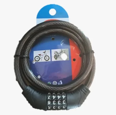 CANDADO DE COMBINACION DE CABLE XL 4 DIG10X100CM
