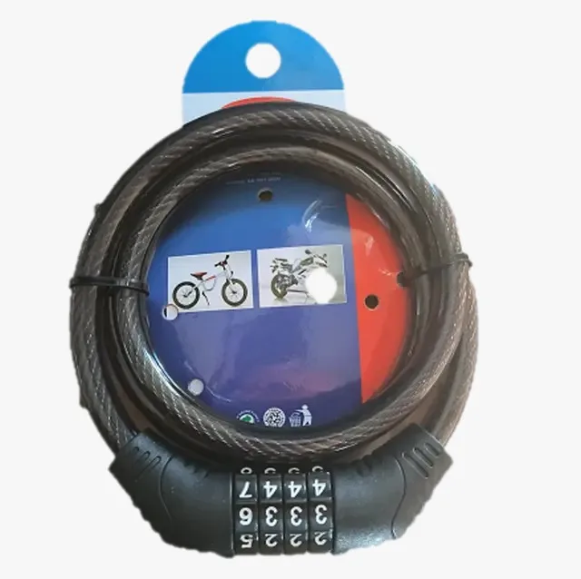 CANDADO DE COMBINACION DE CABLE XL 4 DIG10X100CM