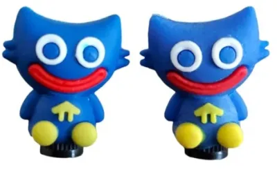 TAPON DE VALVULA DECORATIVO GATO AZUL
