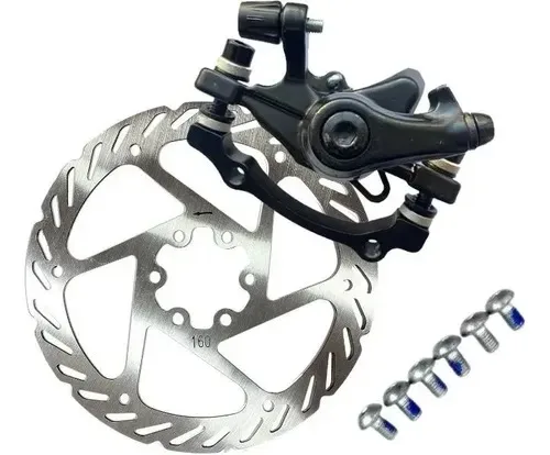 FRENO MTB DISCO FEI (DISCOS, DEL 160MM; TRAS 160MM (2), CALIPER P/DISCO (2)