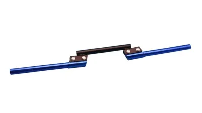 MANUBRIO 3 PIEZAS SOLIDO DE ALUMINIO AJUSTABLE AZUL