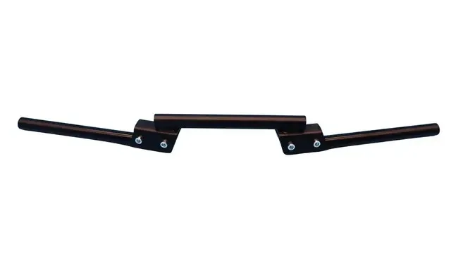 MANUBRIO 3 PIEZAS SOLIDO DE ALUMINIO AJUSTABLE NEGRO
