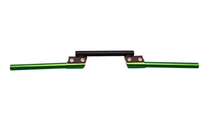 MANUBRIO 3 PIEZAS SOLIDO DE ALUMINIO AJUSTABLE VERDE