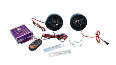ALARMA PARA MOTOCICLETA BOCINAS 2.5" REMOTO