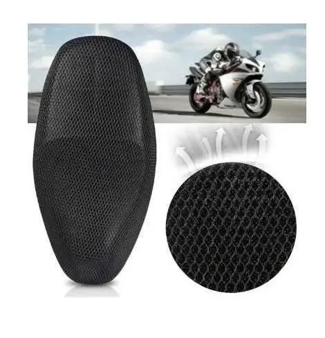 FUNDA ASIENTO R7 NEGRA (XL=114X53CM) COOL MESH P/ MOTONETAS DS125/ DS150