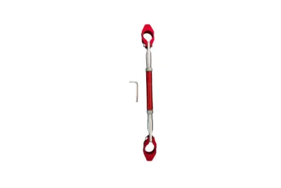 SOPORTE DE ALUMINIO DE MANUBRIO ROJO