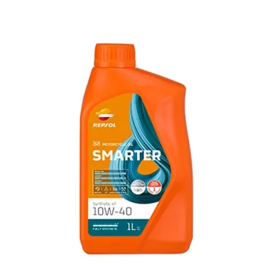 ACEITE REPSOL =SYNTHETIC 10W-40= 1 LITRO, 4T MOTO SMARTER (API SP, MA2 JASO T 903:2023)