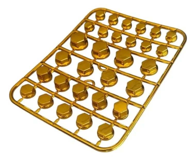 PLANILLA DE TUERCAS DE CORATIVAS DE DORADO