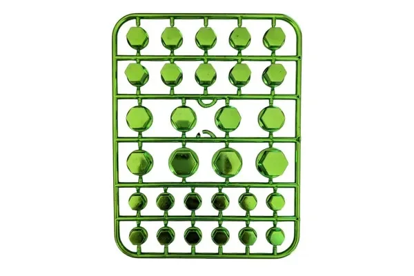 PLANILLA DE TUERCAS DE CORATIVAS DE MOTOR VERDE