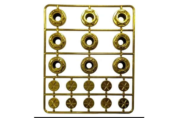 PLANILLA DE TUERCAS DE CORATIVAS DE MOTOR DORADO