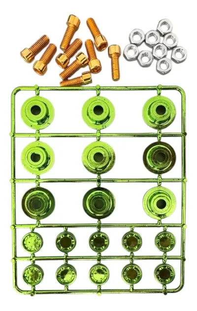 PLANILLA DE TUERCAS DE CORATIVAS DE MOTOR VERDE