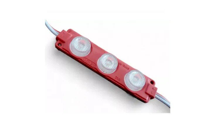 MODULO DE LED RIGIDO ROJA 9*7 CM CON 8 LEDS 3546 12V CC