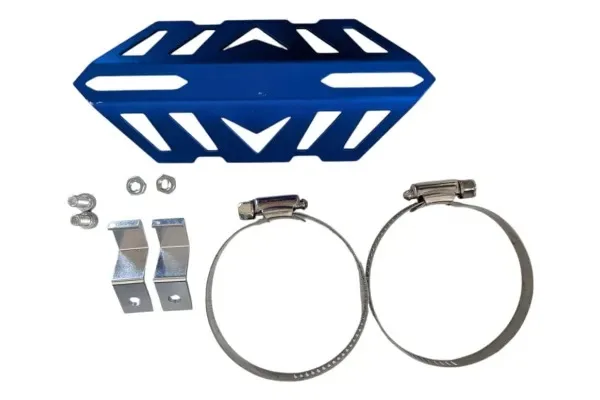 PROTECTOR DE ALUMINIO DE BARRA DE SUSPENSION AZUL