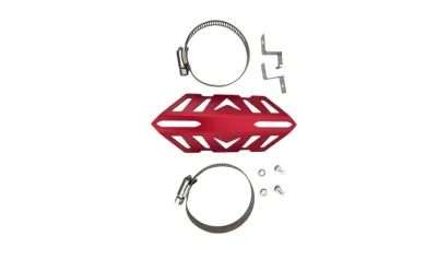 PROTECTOR DE ALUMINIO DE BARRA DE SUSPENSION ROJO