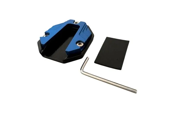 SOPORTE DE ALUMINIO DE PARADOR LATERAL AZUL