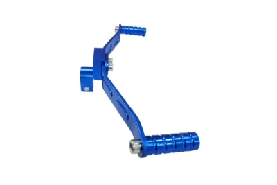 PEDAL DE VELOCDADES DE ALUMINIO UNIVERSAL AZUL