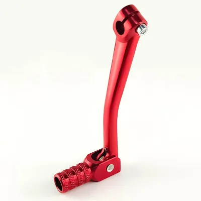 PEDAL DE VELOCDADES DE ALUMINIO UNIVERSAL ROJO
