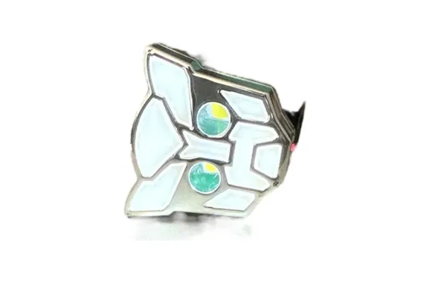 TORNILLO DE PORTAPLACA CON LED FLASH ROBOT PLATA