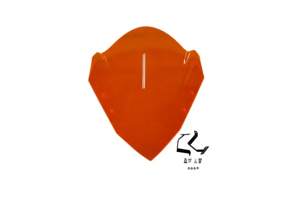 PARABRISAS COLOR NARANJA PARA HOND CB190R COMPATIBILIIDAD UNIVERSAL