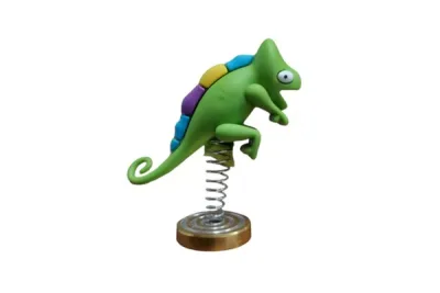 ACC Cabezon DECORATIVO DE IGUANA VERDE