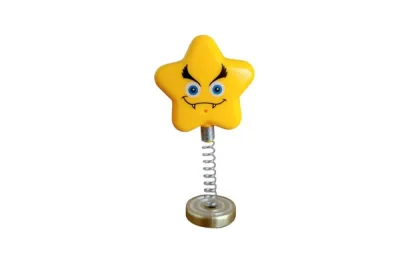 ACC Cabezon DECORATIVO ESTRELLA AMARILLA ANGRY