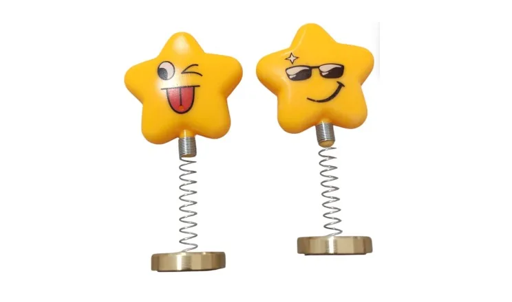 ACC Cabezon DECORATIVO ESTRELLA AMARILLA HAPPY