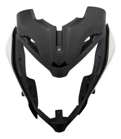 CUBIERTA DE FARO BAJA PULSAR 200 NS NEGRO CON BLANCO PERLA