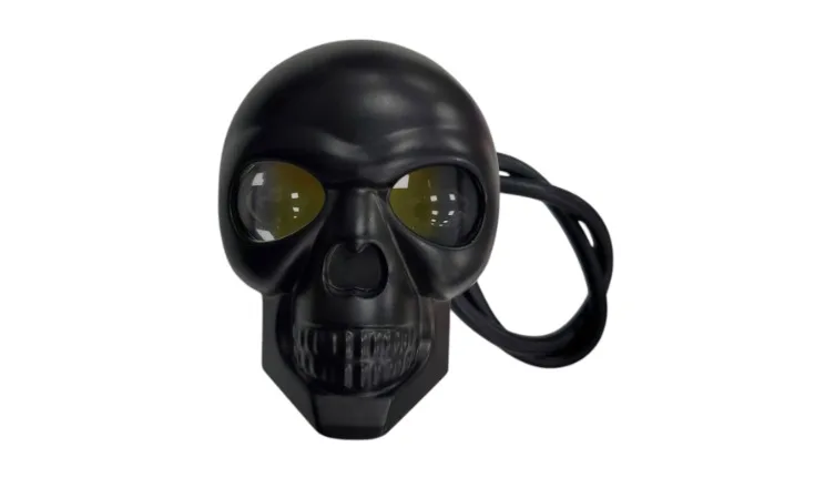 FARO DE LED DE CALAVERA NEGRO MATE