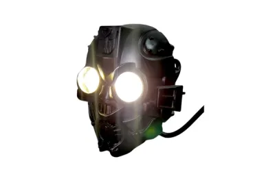 FARO DE LED NEGRO MATE AMARILLO-BLANCO ROBOT
