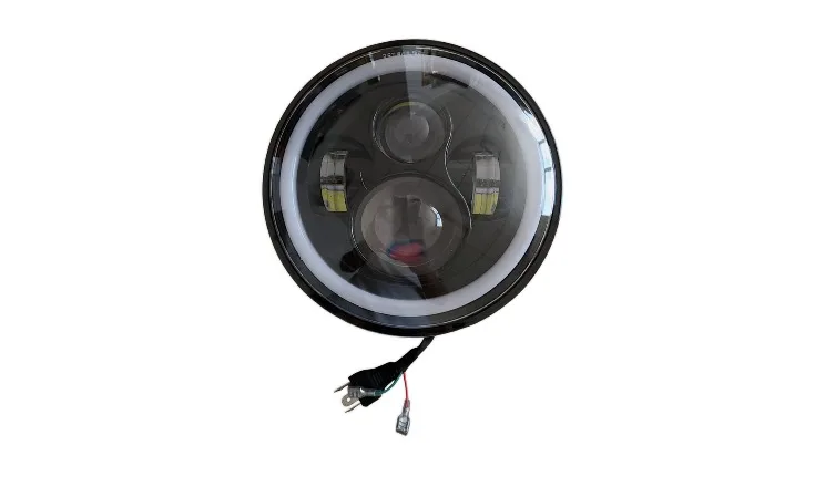 FARO PRINCIPAL CAFÉ RACER LED LUPA AMARILLO+BLANCO MODELO70+4