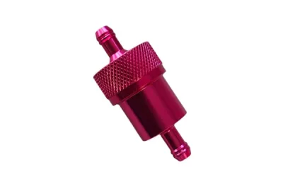 FILTRO DE GASOLINA DE ALUMINIO ROSA