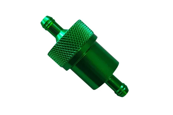 FILTRO DE GASOLINA DE ALUMINIO VERDE