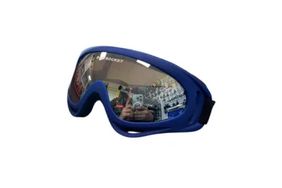 GOOGLES AZUL-PLATA
