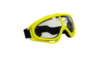 GOOGLES VERDE BRILLANTE-BLANCO