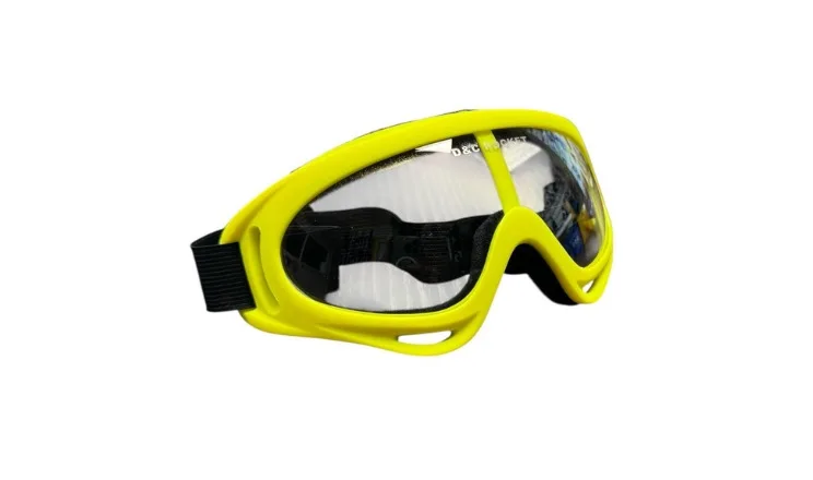 GOOGLES VERDE BRILLANTE-BLANCO