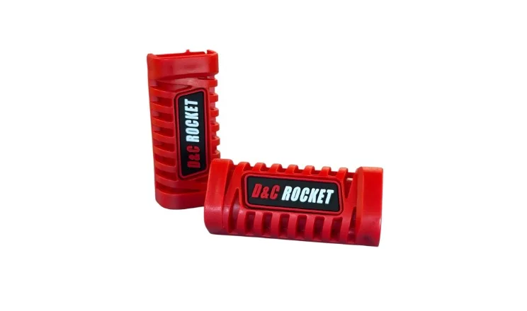 HULE DE POSAPIE ROJO D&amp ROCKET FT150 GRAFITO FT125
