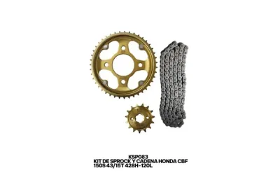SPROCKET COMPLETO HOND CBF 150S 43T/15T 428H-120L