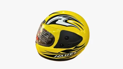 CASCO MOTO CERRADO MS AMARILLO