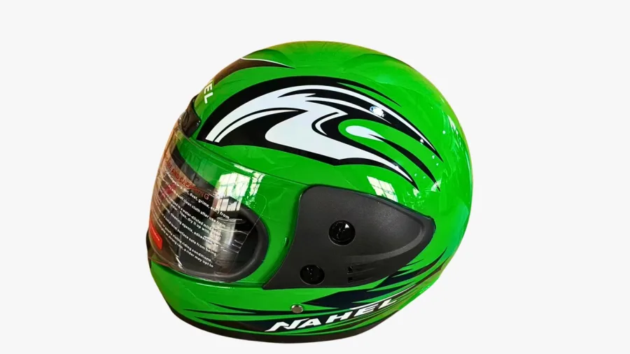 CASCO MOTO CERRADO MS VERDE