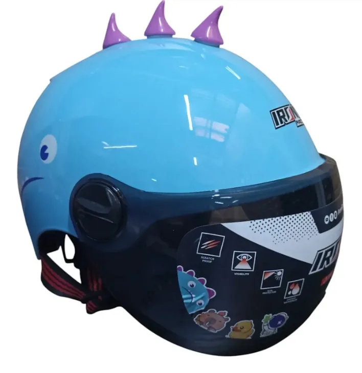 CASCO 3/4 INFANTIL "IRON RACING BALEEN" AZUL (CAS-7101-2006) MASUDA*