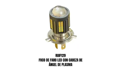 FOCO DE FARO LED CON CABEZA DE ANGEL DE PLASMA H4 12V