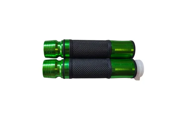 PUÑOS ALUMINIO CON PUNTAS DE CONTRAPESO VERDE
