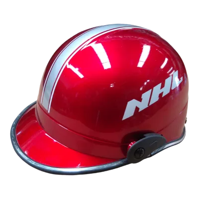 CASCO CACHUCHA PARA MOTO PLASTICO ROJO