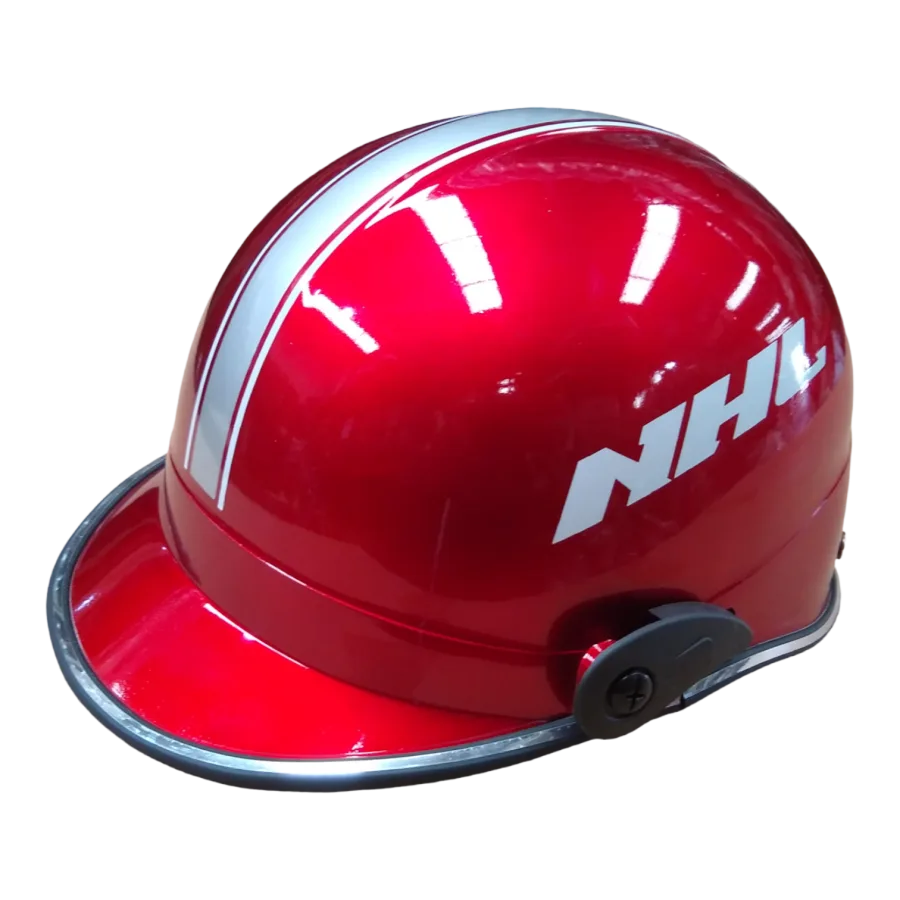 CASCO CACHUCHA PARA MOTO PLASTICO ROJO