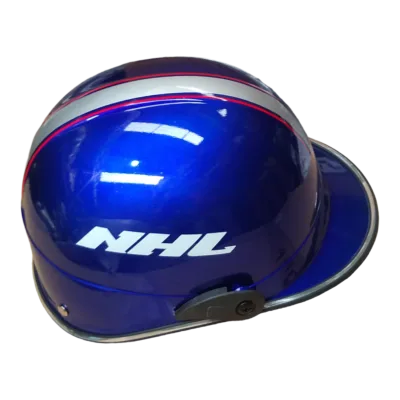CASCO CACHUCHA PARA MOTO PLASTICO AZUL