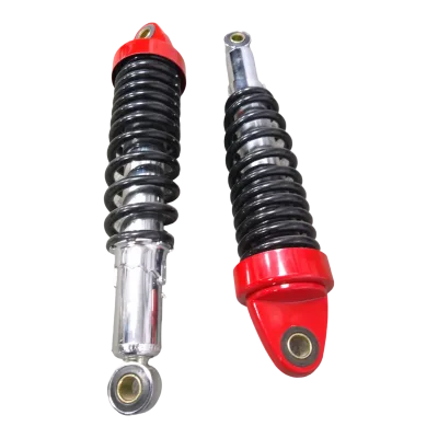 AMORTIGUADOR TRAS (PAR) CROM/NGO/ROJO/ FT125/ ROJA/ SPORT/ FT125TS/ FT150TS/ DT125-150/ FT150 GRAFITO/ VAR.