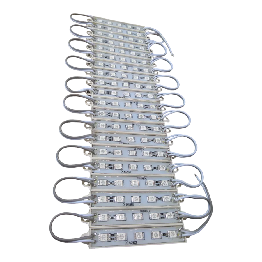 LUZ MODULOS 20 PZ TIRAS CON 5 LED AZUL (LA-CH5050B)